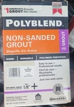 Polyblend Non-sanded Tile Grout Custom Building Products Delorian Gray, Used New. Price: $12.00.