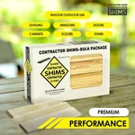 Contractor Grade Carton 56 Count - 8 Inch Beddar Wood Shims New. Price: $27.84.