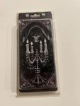 Anne Stokes Gothic Decorative Tile Skull Candlestick Nemesis Now New. Price: $14.95.