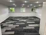 New Shaw Carpet Tile Planks Modular Gray Black Silver 90 Sq Ft + 9X36 Or 18X36. Price: $120.00.