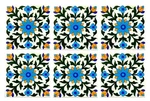 Decorative Moroccan Pottery Ceramic Handmade Wall Tiles 6X6 Inch Set Of New. Price: $135.00.