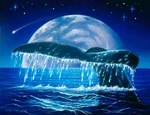 Whale Accent & Decor Tile Jeff Wilkie Seascape Art POV-JWA021AT New. Price: $33.95.