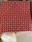 12 Pack X Inch Interlocking Drainage Tiles Rubber Outdoor Color Red New. Price: $46.00.
