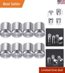 8 Pcs Sign Standoff Screws Stainless Steel Wall Mounts Glass Acryl... New. Price: $23.86.