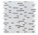 New Lucid Sky Interlocking Glass Tile Backsplash Shower Interior Design Clear. Price: $6.99.