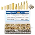 Nindejin 910 Pcs M3 Motherboard Standoff Screws, Female One Size, Gold New. Price: $34.49.