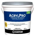 Custom Building Products Acrylpro Professional Tile Adhesive - 1 Gallon New. Price: $29.97.