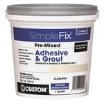 Custom Building Products Tagaqt Simple Fix Quart Premix Adhesive Grout New. Price: $18.91.