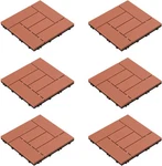 Pure Garden 50-LG1190 Patio And Deck Tiles Interlocking 6 Pack, Terracotta New. Price: $62.44.