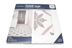 Floorpops Jamila Peel & Stick Vinyl Tiles 12X12 FP6299 Burgundy 10PCS Open. Price: $34.99.