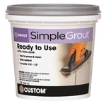 Custom Building Products PMG380QT Haystack Indoor Pre-mixed Grout 1 Qt. New. Price: $22.48.