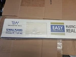 Easy Self-adhesive Distressed,rustic,shiplap,reclaimed Real Wood Plank 19.5 Sf New. Price: $79.99.