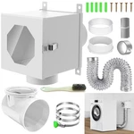 Metal Dryer Duct Lint Trap, Indoor Vent Kit With 90 Degree Elbow, 4 Inc... New. Price: $66.23.