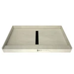 Tile Redi RT3648C-PVC Trench 48" X 36" Rectangular Shower Grey W/ Matte New. Price: $859.30.