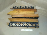 Bare Decor Ez-floor Corner Trim 8-PIECES Interlocking Solid Teak Wood New. Price: $68.90.