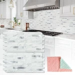 Stylovue 20 Sheets Peel And Stick Backsplash For Kitchen, White Marble With M... New. Price: $58.52.