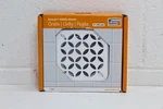 Schluter Kerdi-drain 4" Square Grate Matte White Floral (new) KDIF4GRKMBWD5. Price: $150.00.