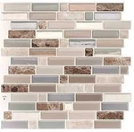 Smart Tiles Mosaik Series SM1097-4 Wall Tile, 9.36 In 9.73 New. Price: $36.70.