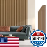 Smartstandard 6 Pack Acoustic Wood Wall Panels 94X 7.9 Each Soundproof New. Price: $220.33.