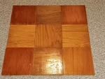 Used Vtg. Bruce Oak 9X9 Parquet Tiles Refinished Flooring Mcm. Price: $89.00.