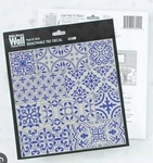 Main Creations Blue Painted Tiles Peel Stick 8IN Backsplash Wall Set Of 30 New. Price: $28.99.