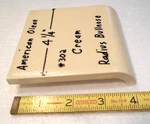 Pc. Cream: Crystalline Ceramic Radius Bullnose Tile 4-1/4 American Olean Open. Price: $9.88.