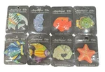 Bolart Custom Tile Tropical Fish Hand Made Painted Set Of 8 Incanti Overlay Open. Price: $35.99.