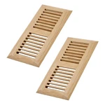 2 Pcs Pack Hardwood White Oak Floor Register, Drop Vent Cover, 4X10 Inch, No New. Price: $72.77.