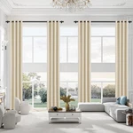 Extra Long Blackout Curtains,custom Made, Room Darkening Grommet 2 Story Curt... Used. Price: $46.74.