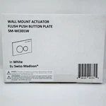 Swiss Madison Wall Mount Actuator SM-WC001W White Flush Push Button Plate New. Price: $19.99.