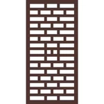 5/16 In. X 24 48 Mahjong Modular Decorative Hardwood Composite Fence New. Price: $110.53.