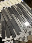 4X Msi Metro Gris Blend Interlocking 8MM Glasstile Backsplash Mosaic Art Decor New. Price: $99.99.