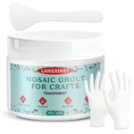 9OZ Mosaic Grout, Tile Kit Glitter Clear Crystal Sand Waterpr New. Price: $25.64.