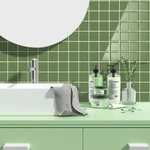 Alwayspon Sheets 10"X10" Green 3D Vinyl Backsplash Tiles, Self-adhesive Pe... New. Price: $44.80.