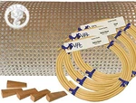 Pressed Cane Webbing Kit 1/2" Fine Open Mesh With Splines, Wedges And Instructio. Price: $77.65.