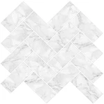 Herringbone Carrara Peel And Stick Backsplash Tiles & Offwhite New. Price: $9.75.