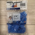 Tavy 3/16-IN (5MM) Two-sided Straight Tile Spacers 100-PACK New. Price: $10.00.
