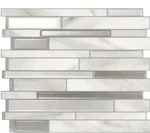 Milano Carrera Gray 11.55 In. X 9.64 Vinyl Peel And Stick Tile (2.8 Sq. Ft./ New. Price: $20.70.