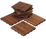 Bare Decor Ez-floor Interlocking Flooring Tiles Solid Teak Wood Oiled Fini... New. Price: $127.57.