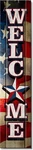 Spoontiques Americana Welcome Porch - Decorative Home Wooden Signs New. Price: $63.29.