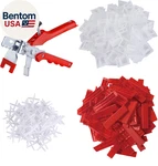 Tile Leveling SYSTEM-500 Pcs 1/8INCH Spacers + 150 Wedges New. Price: $55.27.
