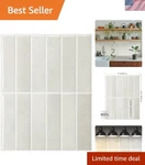 Peel And Stick Backsplash Tiles Moroccan Geometric White Grey 5 Sheets New. Price: $69.29.