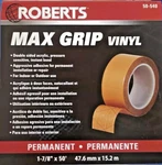 Roberts Double Sided Acrylic Adhesive Strip Max Grip Tape For Vinyl 1-7/8 "x 50' New. Price: $8.75.