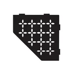 Schluter Pentagonal Corner Shelf For Tiled Walls - Matte Black, New. Price: $139.44.