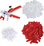 Tile Leveling SYSTEM-500 Pcs 1/8INCH Spacers + 150 Wedges New. Price: $59.99.