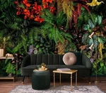 Jdayda Green Leaf Wallpaper Tropical Botanical Leaves Murals For B... New. Price: $177.33.