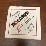 Worldwide Line Advertising Ceramic Tile Coaster Formica Roland & New. Price: $12.00.