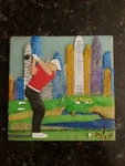 Teeing It Up From Downtown Golf Art Encaustic Wax Painting 6"X6" Tile Ray Mcewan New. Price: $136.53.