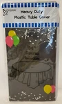 Evershine Heavy Duty Plastic Table Cover 84" Round Reusable New. Price: $5.99.