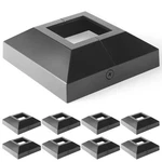 Wocepu 8 Pcs Aluminum Deck Post Base Cover, For 2"X2", Black New. Price: $113.44.